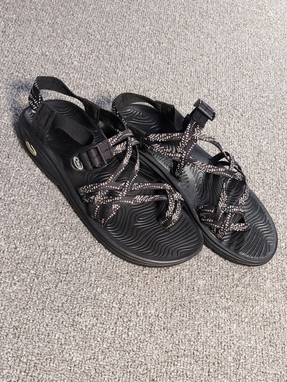 Chaco Z/Volv X2 Womens Sport Hiking Sandals Size 10.0 Black Outdoor Strappy